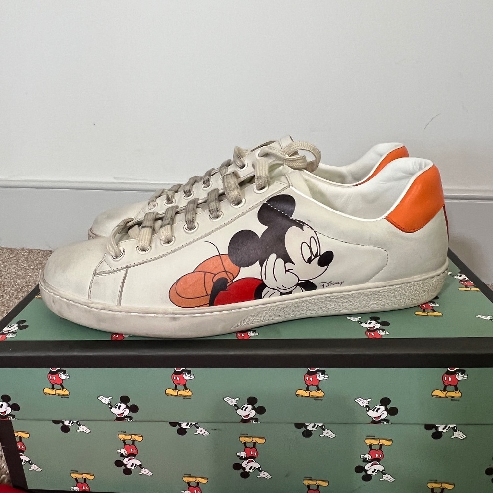 Distressed Gucci Sneakers